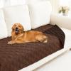 imageSmiry Waterproof Dog Blanket 30x70 Inch Soft Pet Bed Cover Reversible Washable Sofa Couch Furniture Protector for Small Medium Large Dog Puppy Cat TaupeBeigeBrownChocolate
