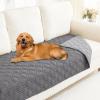 imageSmiry Waterproof Dog Blanket 30x70 Inch Soft Pet Bed Cover Reversible Washable Sofa Couch Furniture Protector for Small Medium Large Dog Puppy Cat TaupeBeigeGreyLight Grey