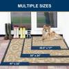imageSmiry Welcome Door Mat Outside Entrance Heavy Duty Trap Dirt and Moisture Easy Clean Low Profile Patio Porch Indoor Outdoor Front Doormat for Entry 295x17 Inch BlackWelcomeBeigeWelcome