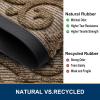 imageSmiry Welcome Door Mat Outside Entrance Heavy Duty Trap Dirt and Moisture Easy Clean Low Profile Patio Porch Indoor Outdoor Front Doormat for Entry 295x17 Inch BlackWelcomeBrownWelcome