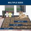 imageSmiry Welcome Door Mat Outside Entrance Heavy Duty Trap Dirt and Moisture Easy Clean Low Profile Patio Porch Indoor Outdoor Front Doormat for Entry 295x17 Inch BlackWelcomeBrownWelcome