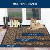 imageSmiry Welcome Door Mat Outside Entrance Heavy Duty Trap Dirt and Moisture Easy Clean Low Profile Patio Porch Indoor Outdoor Front Doormat for Entry 295x17 Inch BlackWelcomeBrownWelcome
