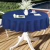 imageSmiry Rectangle Table Cloth Linen Textured Waterproof Spillproof AntiWrinkle Burlap Tablecloth Washable Decorative Fabric Table Cover for Dining Party Banquet 52 x 70 Inch BeigeIndigo