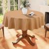 imageSmiry Rectangle Table Cloth Linen Textured Waterproof Spillproof AntiWrinkle Burlap Tablecloth Washable Decorative Fabric Table Cover for Dining Party Banquet 52 x 70 Inch BeigeAmber Bronze