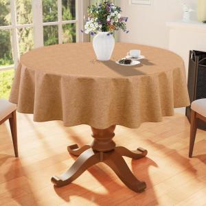 imageSmiry Rectangle Table Cloth Linen Textured Waterproof Spillproof AntiWrinkle Burlap Tablecloth Washable Decorative Fabric Table Cover for Dining Party Banquet 52 x 70 Inch BeigeAmber Bronze