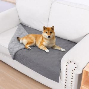 imageSmiry Waterproof Dog Blanket 30x70 Inch Soft Pet Bed Cover Reversible Washable Sofa Couch Furniture Protector for Small Medium Large Dog Puppy Cat TaupeBeigeGreyLight Grey