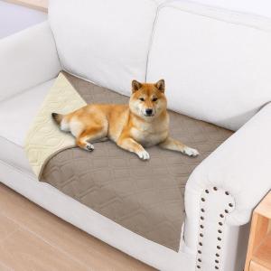 imageSmiry Waterproof Dog Blanket 30x70 Inch Soft Pet Bed Cover Reversible Washable Sofa Couch Furniture Protector for Small Medium Large Dog Puppy Cat TaupeBeigeTaupeBeige