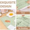 imageSmiry Couch Cover for Dogs Washable Non Slip Fuzzy Pet Couch Covers for 3 Cushion Sofa Pet Friendly Thick Soft Sofa Slipcovers Cushion Protector Green 276quot x 59quotGreen