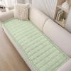 imageSmiry Couch Cover for Dogs Washable Non Slip Fuzzy Pet Couch Covers for 3 Cushion Sofa Pet Friendly Thick Soft Sofa Slipcovers Cushion Protector Green 276quot x 59quotGreen