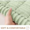 imageSmiry Couch Cover for Dogs Washable Non Slip Fuzzy Pet Couch Covers for 3 Cushion Sofa Pet Friendly Thick Soft Sofa Slipcovers Cushion Protector Green 276quot x 59quotGreen