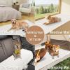imageSmiry Couch Cover for Dogs Washable Non Slip Fuzzy Pet Couch Covers for 3 Cushion Sofa Pet Friendly Thick Soft Sofa Slipcovers Cushion Protector Green 276quot x 59quotWhite