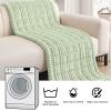 imageSmiry Couch Cover for Dogs Washable Non Slip Fuzzy Pet Couch Covers for 3 Cushion Sofa Pet Friendly Thick Soft Sofa Slipcovers Cushion Protector Green 276quot x 59quotGreen
