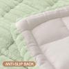imageSmiry Couch Cover for Dogs Washable Non Slip Fuzzy Pet Couch Covers for 3 Cushion Sofa Pet Friendly Thick Soft Sofa Slipcovers Cushion Protector Green 276quot x 59quotGreen