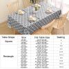 imageSmiry Fall Rectangle Table Cloth Waterproof Vinyl Tablecloth with Flannel Backing Wipeable Autumn Pumpkin Plastic Tablecloths for Harvest and Thanksgiving Parties 60quotx84quot Black ampamp OrangeGrey