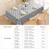 imageSmiry Fall Rectangle Table Cloth Waterproof Vinyl Tablecloth with Flannel Backing Wipeable Autumn Pumpkin Plastic Tablecloths for Harvest and Thanksgiving Parties 60quotx84quot Black ampamp OrangeGrey