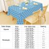 imageSmiry Fall Rectangle Table Cloth Waterproof Vinyl Tablecloth with Flannel Backing Wipeable Autumn Pumpkin Plastic Tablecloths for Harvest and Thanksgiving Parties 60quotx84quot Black ampamp OrangeLight Blue