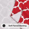 imageSmiry Fall Rectangle Table Cloth Waterproof Vinyl Tablecloth with Flannel Backing Wipeable Autumn Pumpkin Plastic Tablecloths for Harvest and Thanksgiving Parties 60quotx84quot Black ampamp OrangeRed