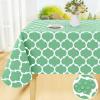 imageSmiry Fall Rectangle Table Cloth Waterproof Vinyl Tablecloth with Flannel Backing Wipeable Autumn Pumpkin Plastic Tablecloths for Harvest and Thanksgiving Parties 60quotx84quot Black ampamp OrangeSage Green