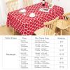 imageSmiry Fall Rectangle Table Cloth Waterproof Vinyl Tablecloth with Flannel Backing Wipeable Autumn Pumpkin Plastic Tablecloths for Harvest and Thanksgiving Parties 60quotx84quot Black ampamp OrangeRed