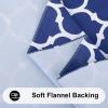 imageSmiry Fall Rectangle Table Cloth Waterproof Vinyl Tablecloth with Flannel Backing Wipeable Autumn Pumpkin Plastic Tablecloths for Harvest and Thanksgiving Parties 60quotx84quot Black ampamp OrangeNavy Blue