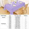 imageSmiry Fall Rectangle Table Cloth Waterproof Vinyl Tablecloth with Flannel Backing Wipeable Autumn Pumpkin Plastic Tablecloths for Harvest and Thanksgiving Parties 60quotx84quot Black ampamp OrangeLavender