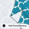 imageSmiry Fall Rectangle Table Cloth Waterproof Vinyl Tablecloth with Flannel Backing Wipeable Autumn Pumpkin Plastic Tablecloths for Harvest and Thanksgiving Parties 60quotx84quot Black ampamp OrangeTeal