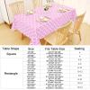 imageSmiry Fall Rectangle Table Cloth Waterproof Vinyl Tablecloth with Flannel Backing Wipeable Autumn Pumpkin Plastic Tablecloths for Harvest and Thanksgiving Parties 60quotx84quot Black ampamp OrangePink