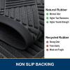 imageSmiry Front Door Mat Outside Entrance Heavy Duty Outdoor Indoor Natural Rubber Doormat Non Slip Trap Dirt and Moisture Easy Clean Low Profile Patio Porch Entryway Mat 295x17 GreyLight Grey
