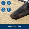 imageSmiry Front Door Mat Outside Entrance Heavy Duty Outdoor Indoor Natural Rubber Doormat Non Slip Trap Dirt and Moisture Easy Clean Low Profile Patio Porch Entryway Mat 295x17 GreyBeige