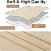 imageSmiry Rectangle Table Cloth Waterproof Heavy Duty Vinyl Tablecloths Wipeable Washable Table Cover for Kitchen and Dining Room Brown 60quot X 84quotBeige