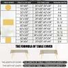 imageSmiry Rectangle Table Cloth Waterproof Heavy Duty Vinyl Tablecloths Wipeable Washable Table Cover for Kitchen and Dining Room Brown 60quot X 84quotBeige
