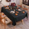 imageSmiry Rectangle Table Cloth Waterproof Heavy Duty Vinyl Tablecloths Wipeable Washable Table Cover for Kitchen and Dining Room Brown 60quot X 84quotBlack