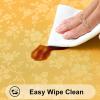 imageSmiry Rectangle Table Cloth Waterproof Heavy Duty Vinyl Tablecloths Wipeable Washable Table Cover for Kitchen and Dining Room Brown 60quot X 84quotMustard Yellow