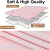 imageSmiry Rectangle Table Cloth Waterproof Heavy Duty Vinyl Tablecloths Wipeable Washable Table Cover for Kitchen and Dining Room Brown 60quot X 84quotPink