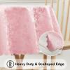 imageSmiry Rectangle Table Cloth Waterproof Heavy Duty Vinyl Tablecloths Wipeable Washable Table Cover for Kitchen and Dining Room Brown 60quot X 84quotPink