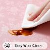 imageSmiry Rectangle Table Cloth Waterproof Heavy Duty Vinyl Tablecloths Wipeable Washable Table Cover for Kitchen and Dining Room Brown 60quot X 84quotPink