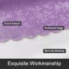 imageSmiry Rectangle Table Cloth Waterproof Heavy Duty Vinyl Tablecloths Wipeable Washable Table Cover for Kitchen and Dining Room Brown 60quot X 84quotPurple