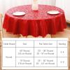 imageSmiry Rectangle Table Cloth Waterproof Heavy Duty Vinyl Tablecloths Wipeable Washable Table Cover for Kitchen and Dining Room Brown 60quot X 84quotRed