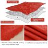 imageSmiry Rectangle Table Cloth Waterproof Heavy Duty Vinyl Tablecloths Wipeable Washable Table Cover for Kitchen and Dining Room Brown 60quot X 84quotRed