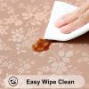 imageSmiry Rectangle Table Cloth Waterproof Heavy Duty Vinyl Tablecloths Wipeable Washable Table Cover for Kitchen and Dining Room Brown 60quot X 84quotTan