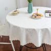 imageSmiry Rectangle Table Cloth Waterproof Heavy Duty Vinyl Tablecloths Wipeable Washable Table Cover for Kitchen and Dining Room Brown 60quot X 84quotWhite