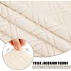 imageSmiry Waterproof Couch Cushion Covers Stretch Sofa Covers for 2 Cushion Couch Washable Sofa Slipcover Elastic Furniture Protector for Pets Kids 2 Pack Beige