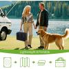 imageSmiry Waterproof Outdoor Rug 5x8 ft Reversible Plastic Straw Patio Camping Rugs Outdoor Indoor RV Mat Carpet for Patio Outside Entry Backyard Deck Bench Picnic Camper Black ampamp WhiteDark Grey