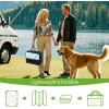 imageSmiry Waterproof Outdoor Rug 5x8 ft Reversible Plastic Straw Patio Camping Rugs Outdoor Indoor RV Mat Carpet for Patio Outside Entry Backyard Deck Bench Picnic Camper Black ampamp WhiteWhite and Teal