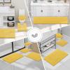 imageSmiry Luxury Chenille Bathroom Rugs 24x16 Extra Soft and Absorbent Shaggy Bath Mat Machine Washable NonSlip Plush Carpet Runner for Tub Shower and Floor Home Decor Accessories Yellow