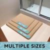 imageSmiry Memory Foam Bath Mat 24x16 Extra Soft and Absorbent Bathroom Mats Non Slip Washable Carpet for Floor Shower and Tub Beige