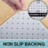 imageSmiry Memory Foam Bath Mat 24x16 Extra Soft and Absorbent Bathroom Mats Non Slip Washable Carpet for Floor Shower and Tub Beige