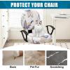 imageSmiry Printed Office Computer Chair Seat Covers Stretch Fit Universal Desk Rotating Chair Cover Washable Removable Seat Cushion Protectors  BeigeBeige