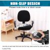 imageSmiry Printed Office Computer Chair Seat Covers Stretch Fit Universal Desk Rotating Chair Cover Washable Removable Seat Cushion Protectors  BeigeBeige