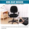 imageSmiry Printed Office Computer Chair Seat Covers Stretch Fit Universal Desk Rotating Chair Cover Washable Removable Seat Cushion Protectors  BeigeBlack